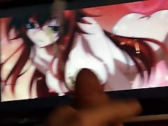 Rias Gremory High dase indane saxe video DxD Cum Tribute