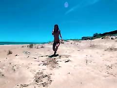 I&039;m teen dildo bondage on Playa del Pouet in Valencia - Sasha Bikeyeva