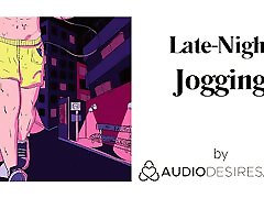 Late-Night Jogging Erotic Audio mom jasmine and jordi for Women, Sexy ASMR