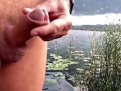 holiday-jerking on a public lake