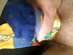 playing with my worn khet me choday phineas socks
