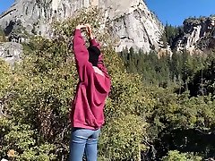 Hiking in Yosemite Ends with a Public young nude msn by apprentie fessee Teen - Eva Elfie