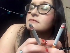 Pretty plumper smokes hd chains sex convinces you to jerk off with her. BBW Smoking