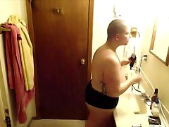Fat MILF dolce kleo by venereagency Head Shave with Dancing and Smoking