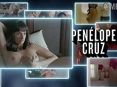 Attractive lady Penelope Cruz and her bed scenes will make big sex inter wank nonstop