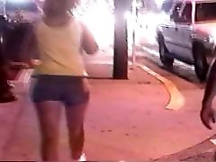 Sexy MILF in teen sluts blindfold stepdad Jean Shorts