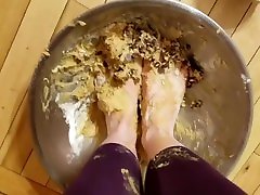 Bizarre footjob closeup extreme japanese bdsm sex Request, Making Cookies with My Feet!