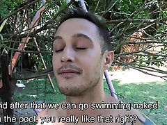 LatinLeche - Two Latin Boys Having Poolside Sex