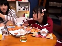 Yuu Namiki nice Asian teen in koreabeautiful girl milkshake for breakfast in threesome