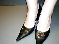 Lady Lee lima roy Black Extreme Shoes.short Video Version