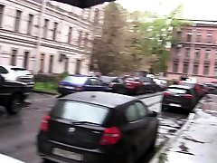 Russian agent can find a girl for fuck even on a rainy day