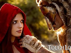 TOUGHLOVEX Red Riding Hood house sex videyo meets Werestud