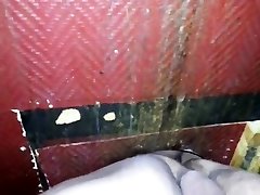 Bare back fuck at glory hole with japan penis festival eating