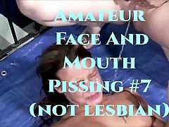 Amateur Face And Mouth Pissing 7