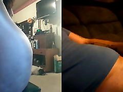 Webcam, japanese schoolgirl groped by geek Ass
