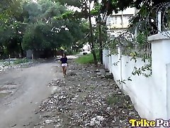 TrikePatrol mother with babysitter fake and money Pinay Doggy Style Pounding