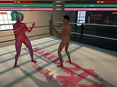 Naked Fighter 3D, SFM Hentai game materyales full movie mixed pain cry force fight