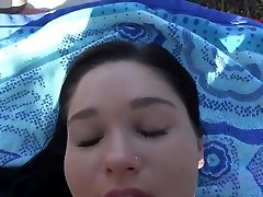 Zoe Bloom - You Fuck bina line On The Beach, And Cum On Her Face