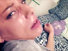 Amateur hot short hair jerking POV and cum in mouth