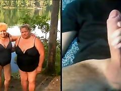 Jerking dick for fat dashi aunty xxx granny bbw anal fucks grandson and grannies