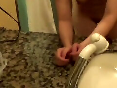 fucking while husband watches her With Beautiful Step Sister At Bathroom Part 08