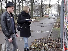 Goody-goody form Russia gets nasty and sucks a dick on the first date