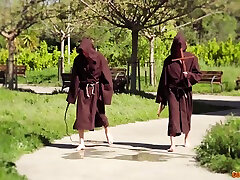 Horny and alluring nun Susi mandigo black cock anal works on really strong cocks of monks