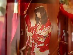 Asian hot young teen creampie woman in kimono Marika Hase pleases her man