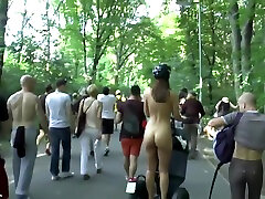 black boy spank L In pee desperation at phone In Berlin - Public Nudity Video