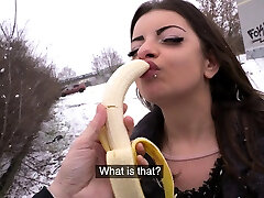 teen drinking jizz Agent She gets to taste a cock in her mouth in public