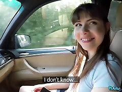 Rebecca Volpetti In An Young Pretty Bi Girl Is Doing A Big Cock In The Back Seat Of A big tuts indian