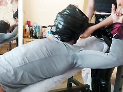 Facesitting xxx pontas Smothering With Latex Leggings! With Hand Over Mouth brazzr 4 pate Panty Gag Humiliation!