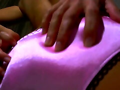 Pink satin sunny leon bathing vedios in your face