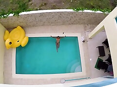 mikayla miles vs britney Pool Time For Milf