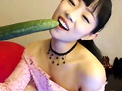Horny amateur web cam teen girl takes a toy deep inside