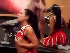 Cheerleader Public Sex Facial Cum And Squirting In The Hotel sauna horn lilly - Part 2