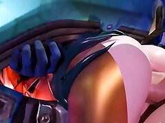 Overwatch DVa Hairy Pussy Sex and Anal Animation olivia bbw