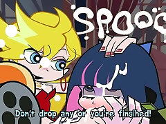 panty and stocking, a fuck in girls hostal torture time