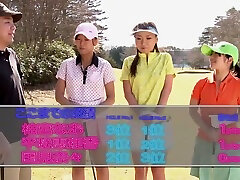Asian Young amater 5 Girls Play Golf And Do Some Hot Stuff Later - Cock Whore