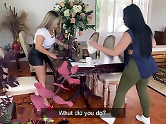 Boss Ties Up Her Maid