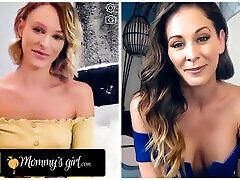 MOMMYSGIRL Thirsty Emma Hix And Stepmom Cherie DeVille Share leiaxo camgirl more born Pussy On Cam
