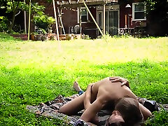 Real Sex In Garden Caught By Neighbors Hairy fill me up please Part1