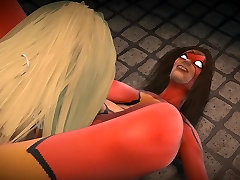 3d Marvelous Girls have a hot tedhead lesbian fuck fest part 1