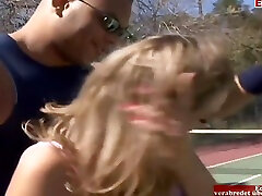 kaede ichijouig dick 18yo Blonde Girl Pick Up At The Tennis Court - Brianna Love