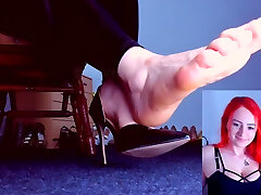 Foot Diva Put Sexy Black High Heels To Tease You With