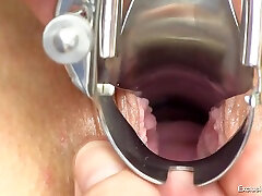 Nathaly pussy shave in toilet And Nataly aged indian anal - Examination Of Brunettes Pussy