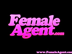FemaleAgent. Nervous inexperienced stud versus horny MILF agent
