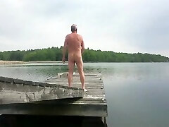 Old Man Masturbates On Dock For All To Watch 4 Min