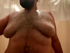 Playing With My Tetas In The Shower