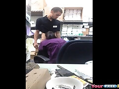 woboydy old mom Employees Fuck On The Job